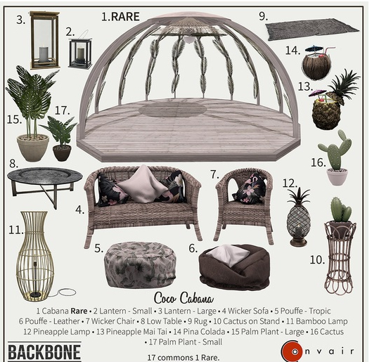 BackBone x CONVAIR - Coco Cabana Lantern - Small