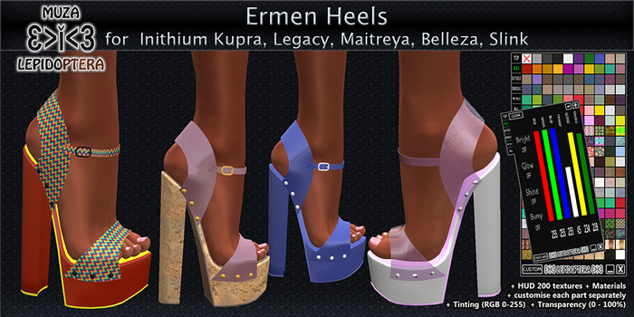 }>i<{ MUZA Ermen Heels + HUD