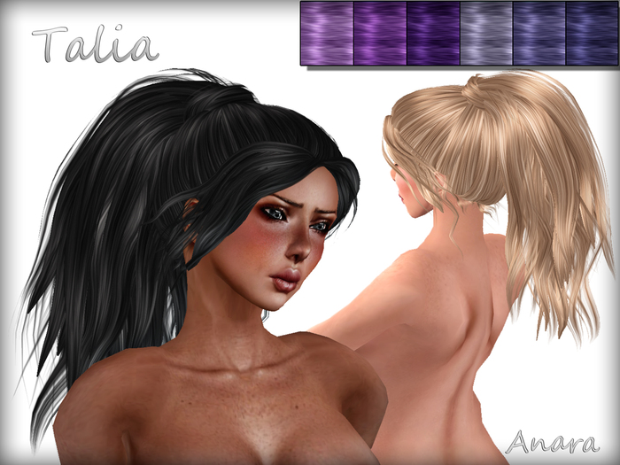 FREE PROMO [Anara Hair] - Talia - Violets & Indigo Pack