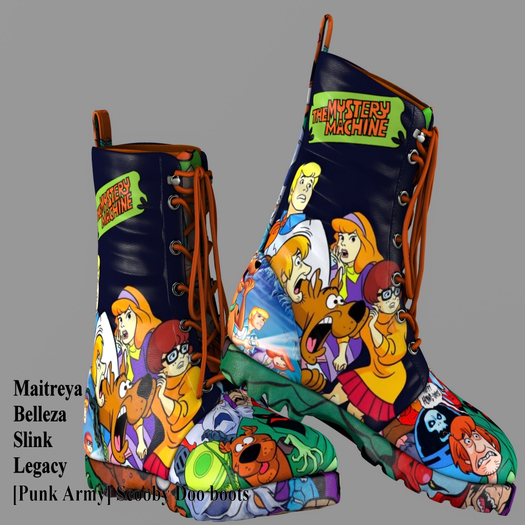 [Punk Army] Scooby Doo boots