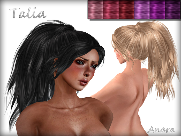 [Anara Hair] - Talia - Pinks & Purples Pack