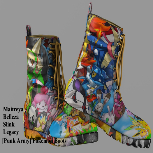[Punk Army] P*kemon Boots