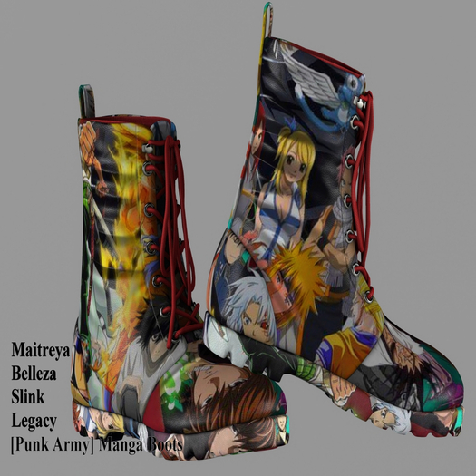 [Punk Army] Manga Boots