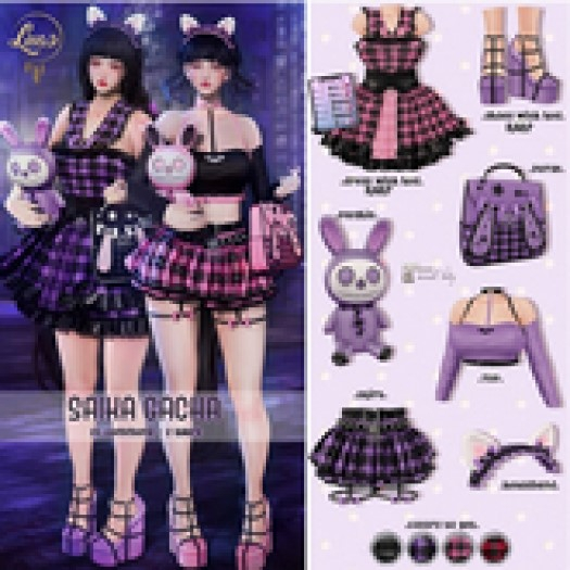 Luas Saika Top Pink