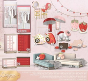 13. Lagom - Strawberry craze [ Umbrella Pink ]