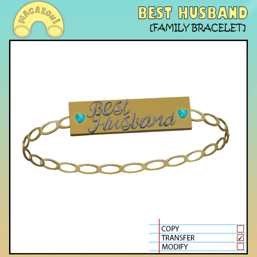 [Macaroni]  : Best Husband