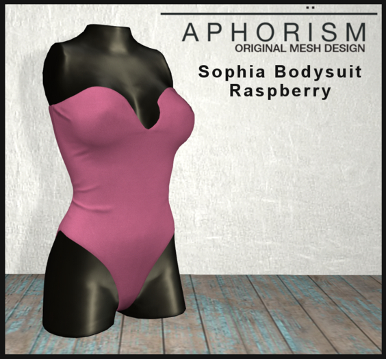 !APHORISM! - Sophia Bodysuit Raspberry