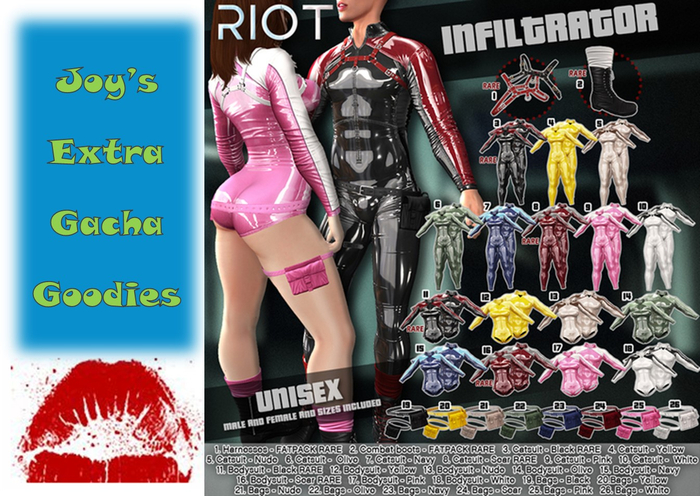 12. RIOT / Infiltrator Bodysuit - Freya - Yellow