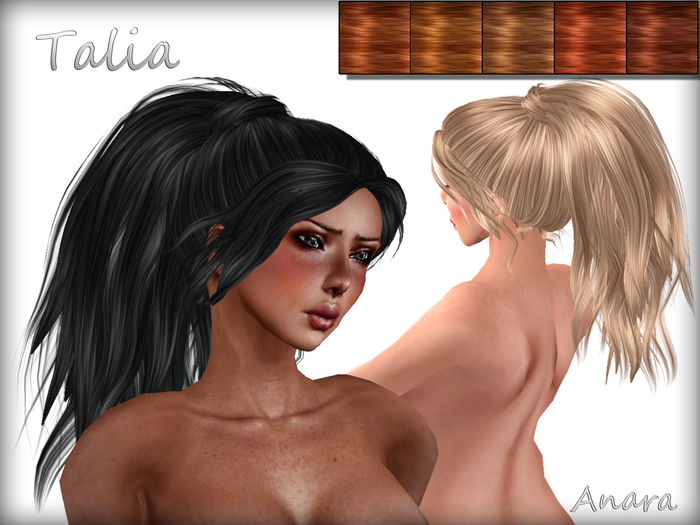[Anara Hair] - Talia - Natural Reds Pack