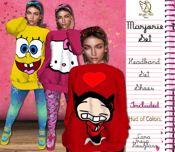 {AP}Marjorie Set Lara,Freya,Houglass