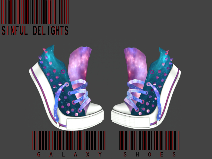 {Sinful Delights}{Add Me} Galaxy Sneakers