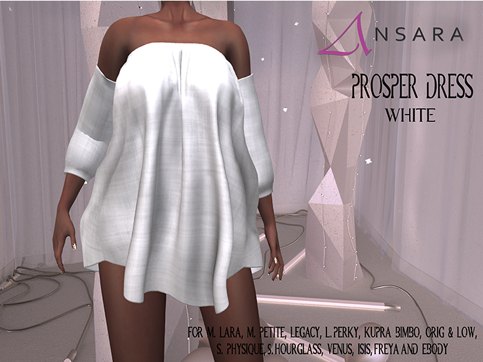 Ansara - Prosper Dress - White