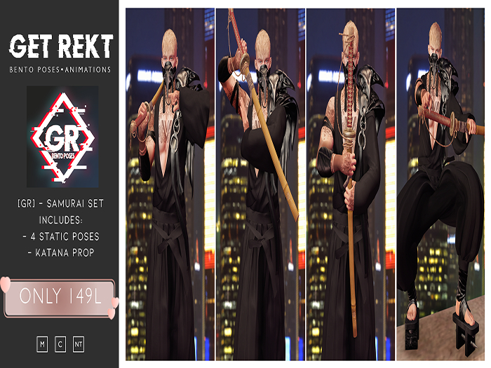 [GR] - Katana Set Bento Static Poses