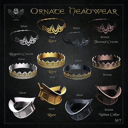 [The Forge] Nubian Collar, Black