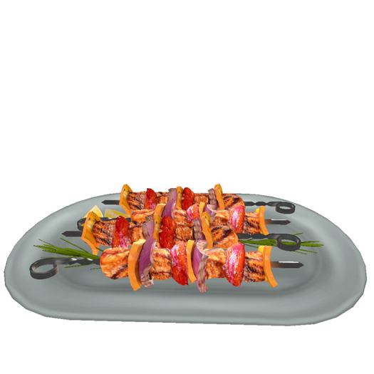 DFS Grilled Goat Kebabs with Molasses Cinnamon Glaze