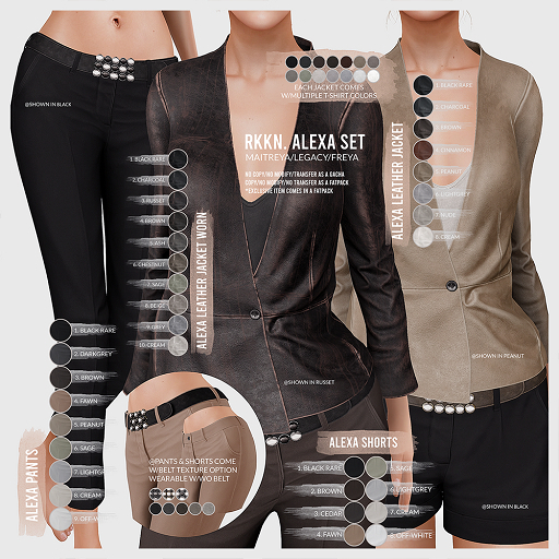 RKKN. Alexa Shorts Cedar