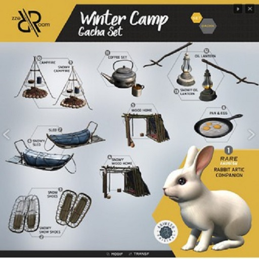 [Rezz Room] Box Snowy  Oil Lantern