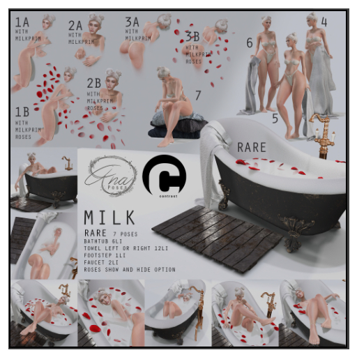 Ana Poses & Contrast - Milk B1