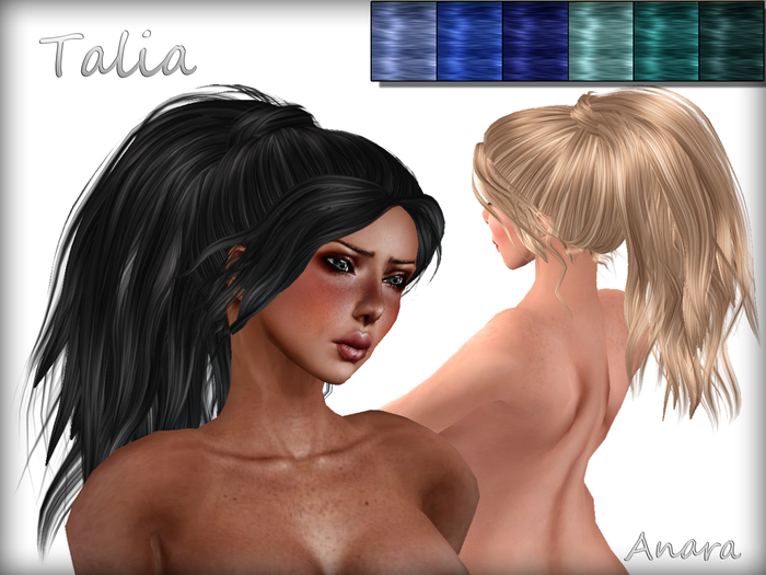 [Anara Hair] - Talia - Blues & Teals Pack