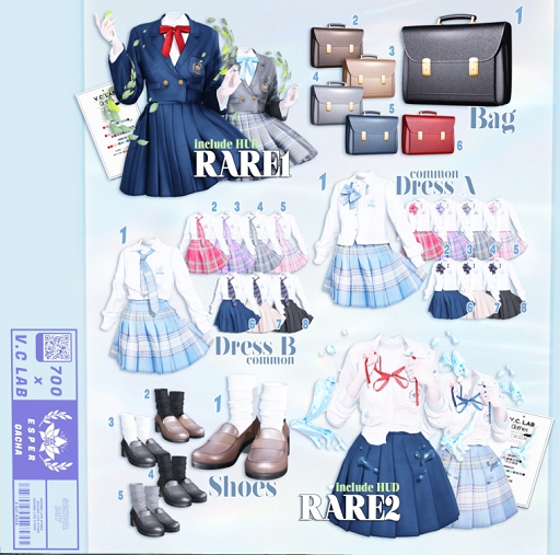 [700] x [V.C.LAB] Esper GACHA. common A 04(box)