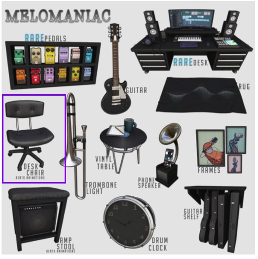 [Kres] Melomaniac - Desk Chair
