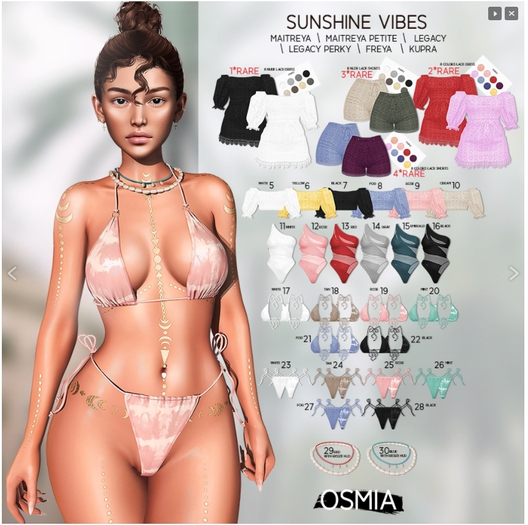 OSMIA - SunshineVibes.LaceDress [Maitreya] Nude RARE