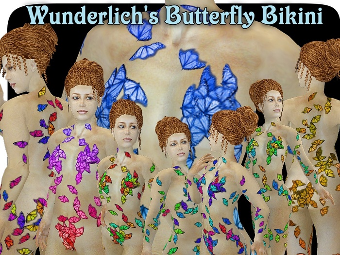 Wunderlich's Butterfly Body Tattoo - Fat Pack (all 8 colors!)