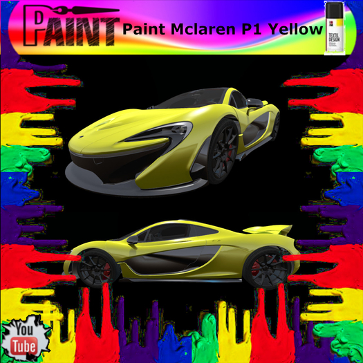 Paint Mclaren P1 Yellow