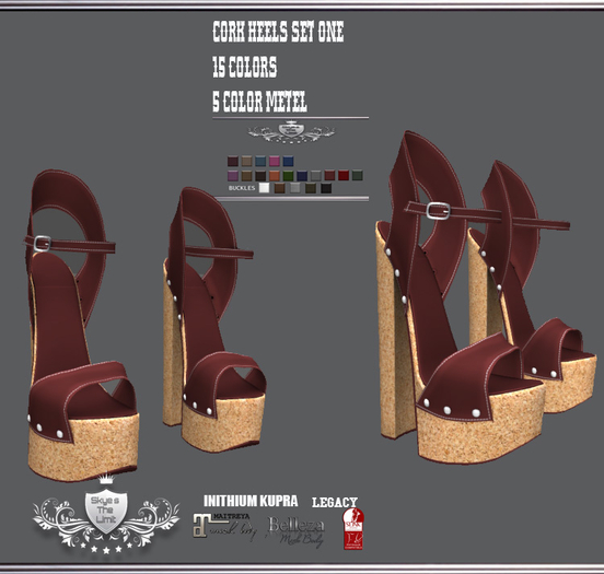 :STLF: CORK HEELS SET ONE