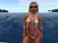Floral Yellow Swimsuit