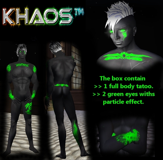 Khaos Green Tattoo