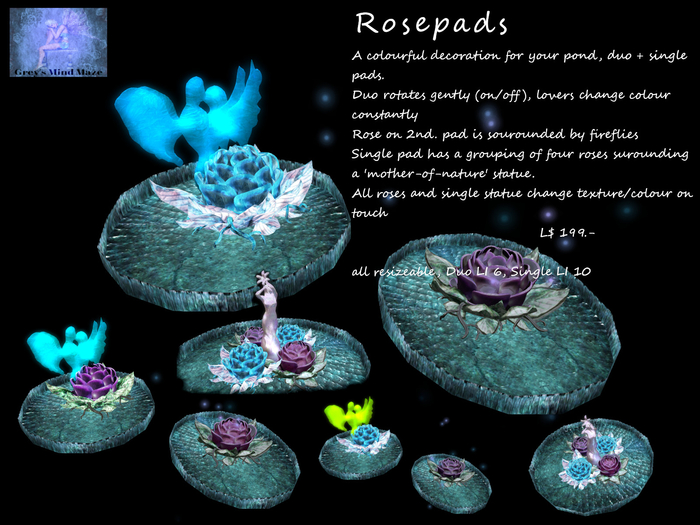 Grey's Rosepads - Duo + Single