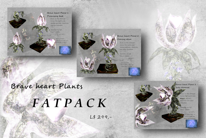 Grey's Brave heart Plants FATPACK