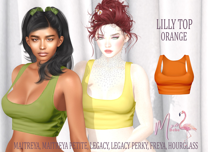 Mon Bebe - Lilly Top Orange