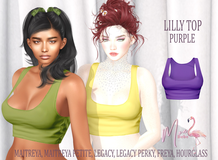 Mon Bebe - Lilly Top Purple