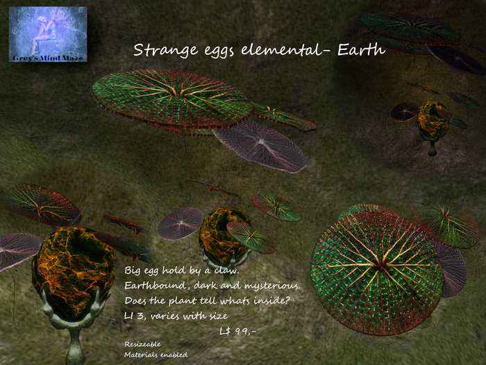Grey's Strange eggs elemental - Earth 