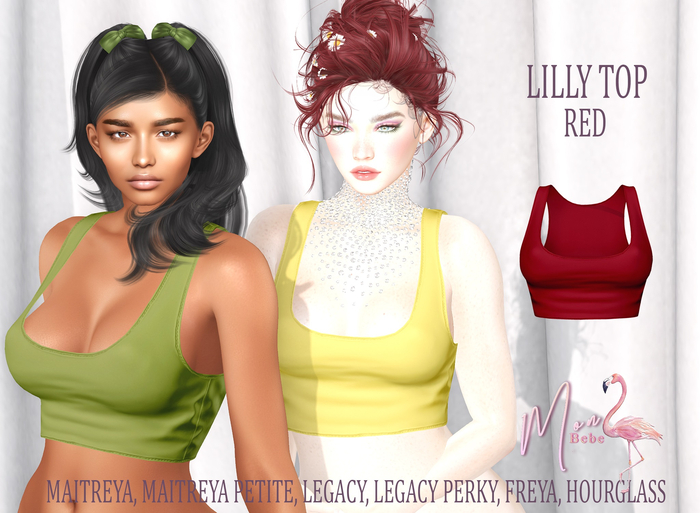 Mon Bebe - Lilly Top Red