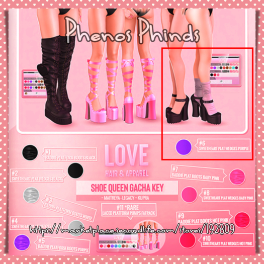 Love [Shoe Queen Gacha] Maitreya #6 (Rez Me)