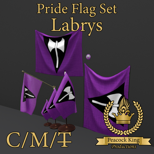 (PKP) Pride Flag Set - Labrys