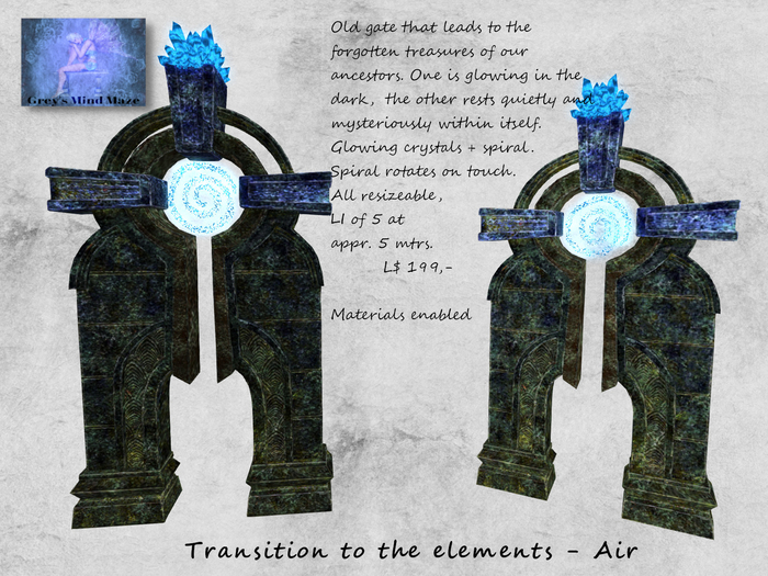Grey's Transition to the elements - Air