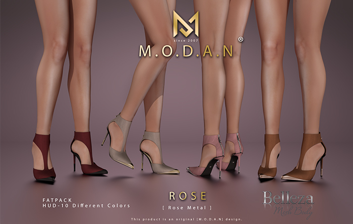 [M.O.D.A.N] Zema Heels ROSE BELLEZA