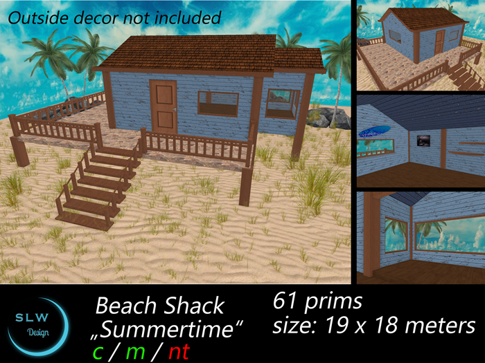 SLW Design - Beach Shack 'Summertime'