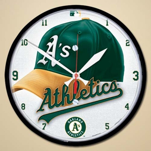 Sports Clock-Baseball-Oakland