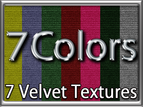 Zoy Texture [ Velvet Fabric 03 ] Seamless - 7 Colors