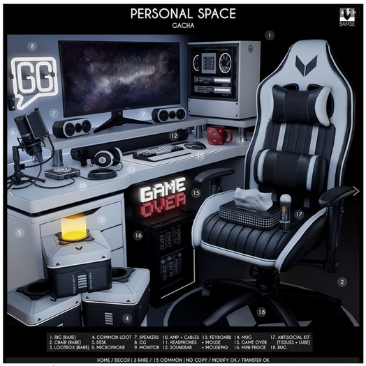 3. BAMSE : Personal Space - Lootbox RARE