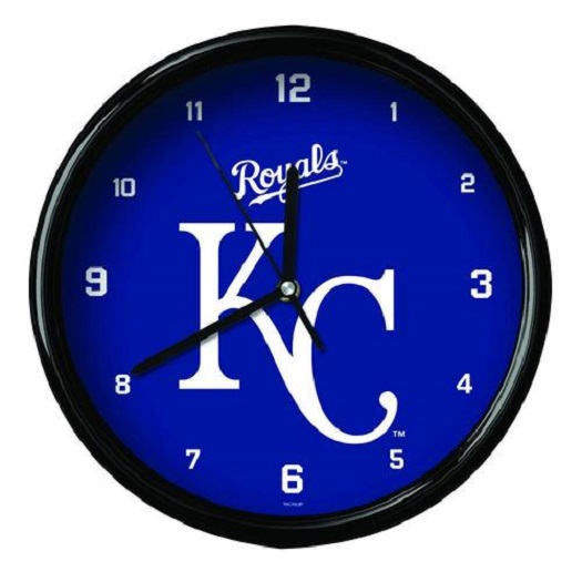 Sports Clock-Baseball-KC
