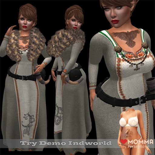 !!! Ravna !!! Andrea Viking Dress LoveMomma Beige