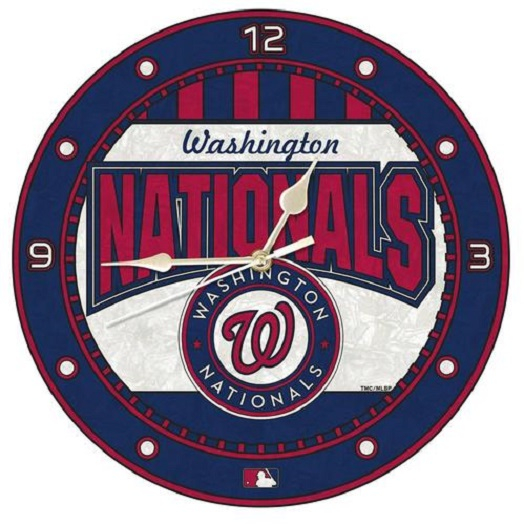 Sports Clock-Baseball-Washington