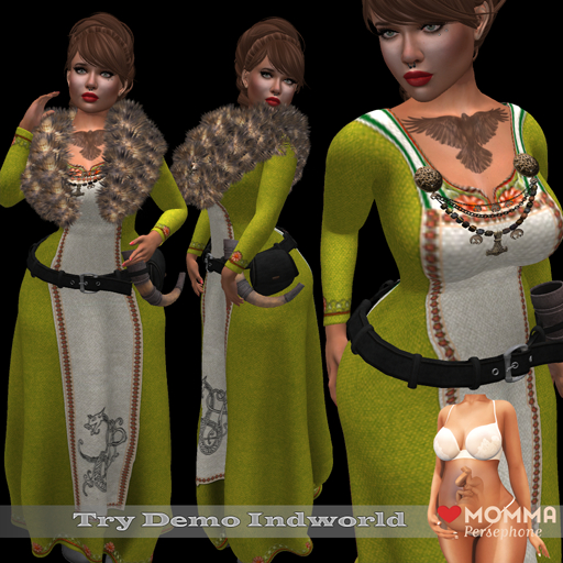 !!! Ravna !!! Andrea Viking Dress LoveMomma Green
