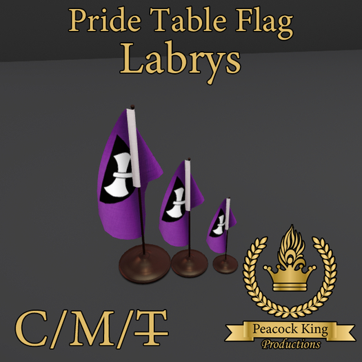 (PKP) Pride Table Flags - Labrys